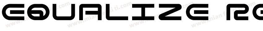 Equalize Regular字体转换